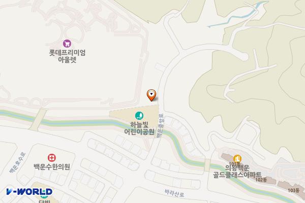 하늘빛공원 위치 지도 — 경기도 의왕시 백운중앙로 139