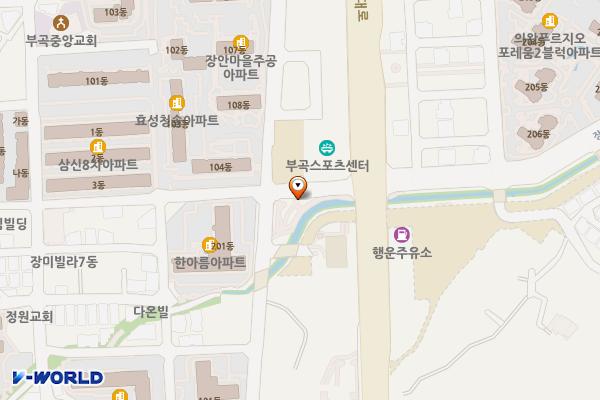 부곡수변공원 위치 지도 — 경기도 의왕시 부곡시장길 76
