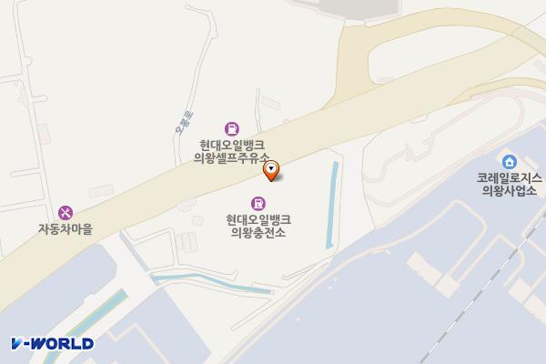 SK의왕 가스 충전소 위치 지도 — 경기도 의왕시 오봉로 183, SK충전소 (이동)
