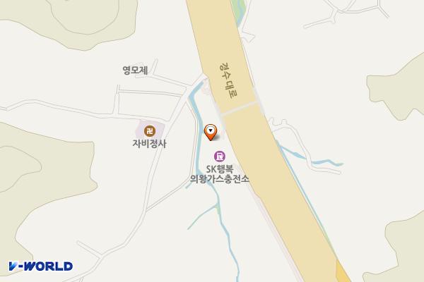 의왕 SK가스 충전소 위치 지도 — 경기도 의왕시 경수대로 75, 의왕충전소 (왕곡동)