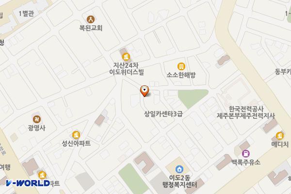 오복7길 25-1, 가령로4길 19 위치 지도 — 제주특별자치도 제주시 오복7길 25-1