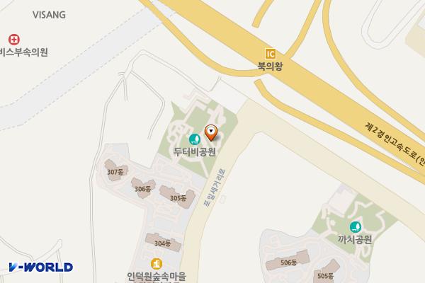 두터비공원 위치 지도 — 경기도 의왕시 포일세거리로 115