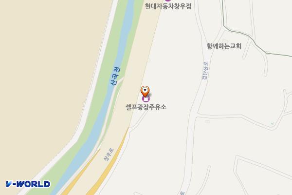 셀프광장주유소 위치 지도 — 경기도 하남시 창우로 56 (창우동)
