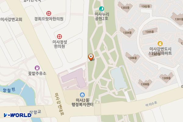 미사누리2호공원 위치 지도 — 경기도 하남시 미사강변대로226번길 79