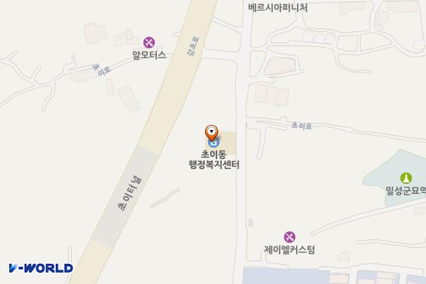 초이동 행정복지센터 2층 위치 지도 — 경기도 하남시 초이로 65(초이동)