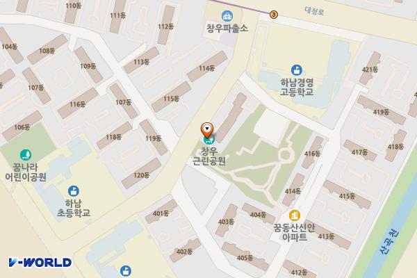 꿈돌이공원 위치 지도 — 경기도 하남시 천현로 129