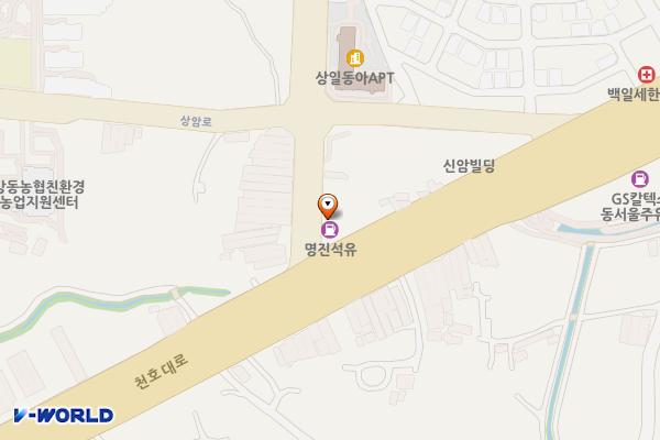 초이주유소 위치 지도 — 경기도 하남시 천호대로 1427