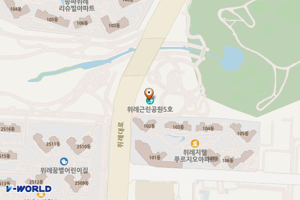 위례도서관 1층 위치 지도 — 경기도 하남시 위례대로 230