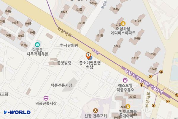 신정프라자(1F) 위치 지도 — 경기도 하남시 하남대로 843