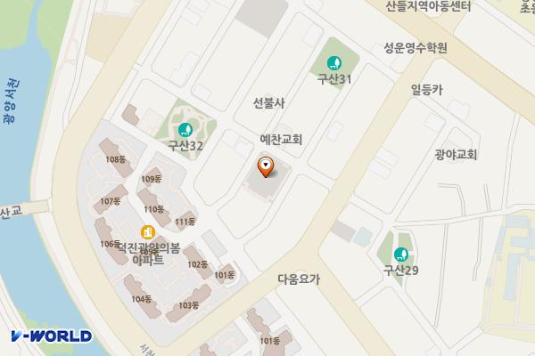 구산리 829-1 위치 지도 — 전남광주통합특별시 광양시 광양읍 구산리 829-1