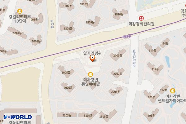 일가도서관 1층 위치 지도 — 경기도 하남시 미사강변남로 10