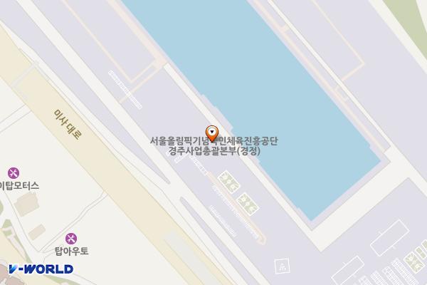 조정경기장 화장실(매점4동) 위치 지도 — 경기도 하남시 미사대로 505