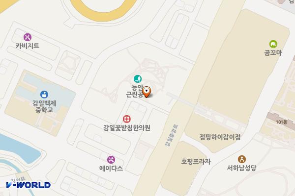 감일근린1호공원 위치 지도 — 경기도 하남시 감일중앙로 71