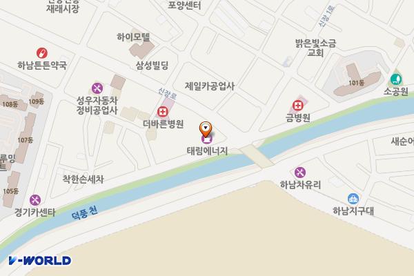 동부주유소 위치 지도 — 경기도 하남시 신장로 85