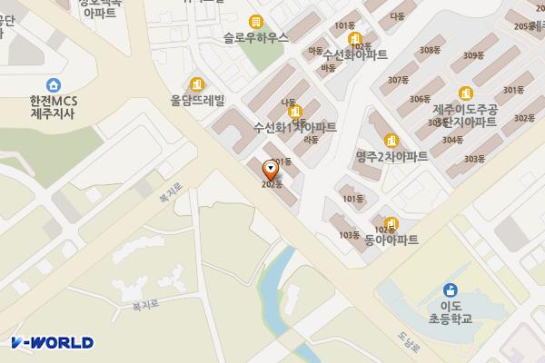 도남로 129 위치 지도 — 제주특별자치도 제주시 도남로 129