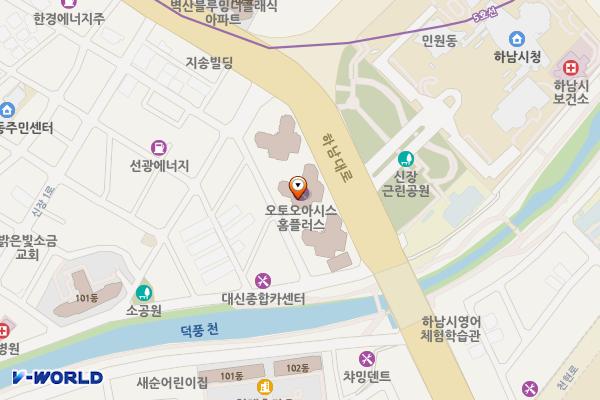 하남홈플러스 화장실(지하3층) 위치 지도 — 경기도 하남시 하남대로 747