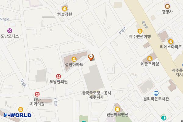 신성로 98, 연삼로 361 위치 지도 — 제주특별자치도 제주시 신성로 98