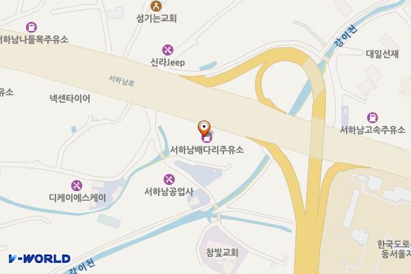 서하남배다리주유소 위치 지도 — 경기도 하남시 서하남로 58 (감북동)