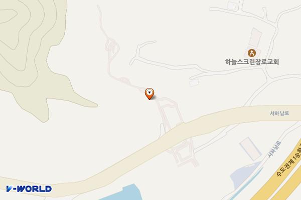 이성산성 경관광장 화장실 위치 지도 — 경기도 하남시 춘궁동 산34-12