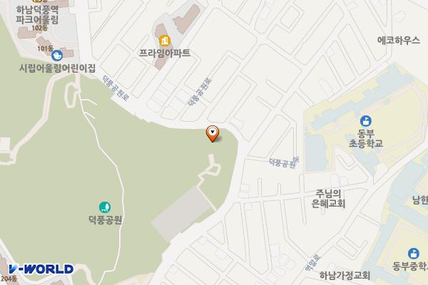덕풍제1공영주차장B3F 위치 지도 — 경기도 하남시 덕풍공원로 80