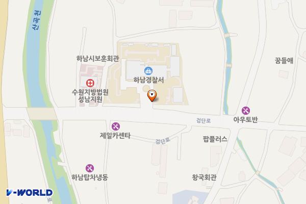 하남경찰서 종합민원실 화장실 위치 지도 — 경기도 하남시 검단로 27