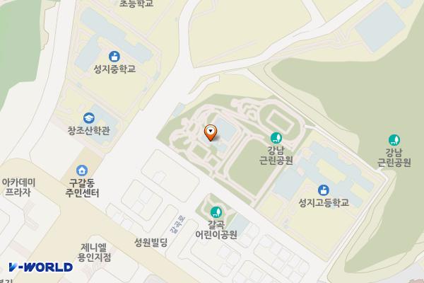 강남근린공원 공중화장실 위치 지도 — 경기도 용인시 기흥구 갈곡로12번길 1