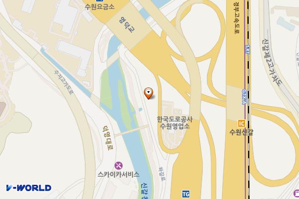신갈천 상갈동 공중화장실 위치 지도 — 경기도 용인시 기흥구 하갈로 242 (상갈동)