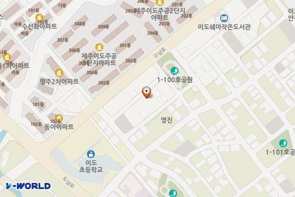 이도이동 2035-13 위치 지도 — 제주특별자치도 제주시 이도이동 2035-13