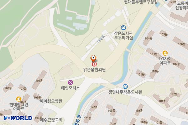 한성프라자 개방화장실 위치 지도 — 경기도 용인시 기흥구 마북로 159
