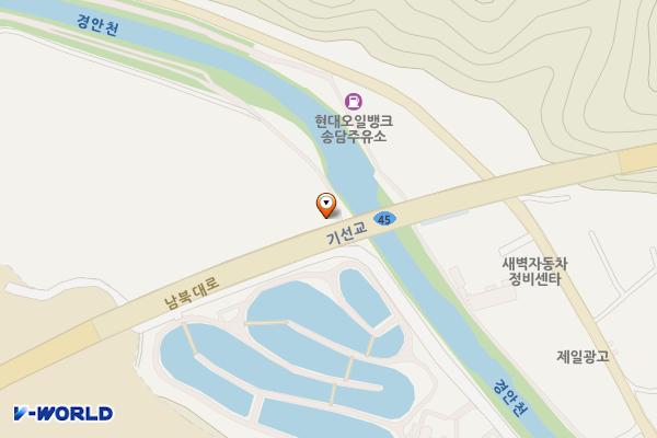 남동족구장 공중화장실 위치 지도 — 경기도 용인시 처인구 경안천자전거1길 675 (남동)