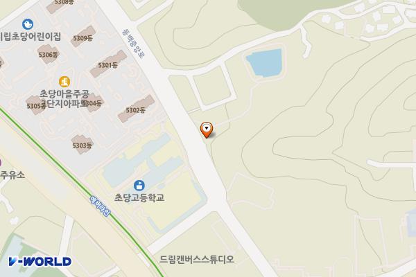 초당고앞 공중화장실 위치 지도 — 경기도 용인시 기흥구 동백중앙로 24