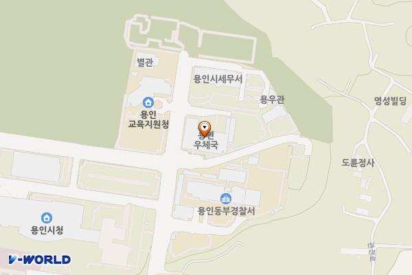용인우체국 개방화장실 위치 지도 — 경기도 용인시 처인구 중부대로1161번길 73, 용인우체국 (삼가동)