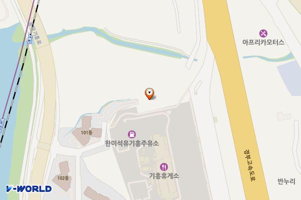 기흥휴게소(부산) 개방화장실 위치 지도 — 경기도 용인시 기흥구 공세로 173