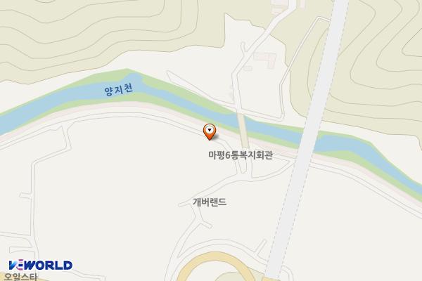 양지천 마평동 공중화장실 위치 지도 — 경기도 용인시 처인구 중부대로1673번길 27 (마평동)