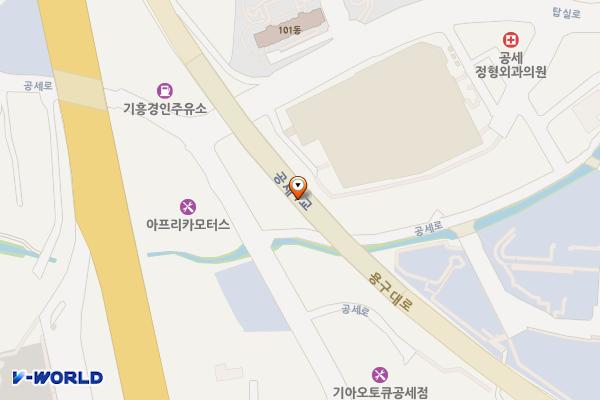 공세테니스장 공중화장실 위치 지도 — 경기도 용인시 기흥구 공세동 308-19