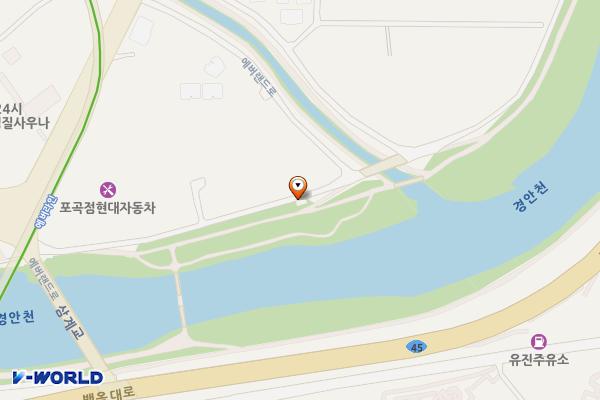 경안천 전대리 공중화장실 위치 지도 — 경기도 용인시 처인구 포곡읍 옥현로45번길 271