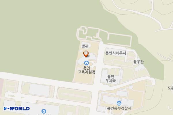 용인시청소년지원센터 꿈드림 개방화장실 위치 지도 — 경기도 용인시 처인구 중부대로1161번길 69-2, 용인지역자활및학교밖청소년지원복합센터 (삼가동)