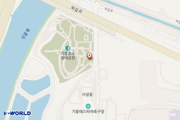 기흥호수공원(생태) 공중화장실 위치 지도 — 경기도 용인시 기흥구 하갈로 79-3 (하갈동)