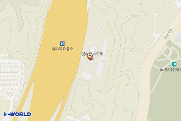 서수지영업소 개방화장실 위치 지도 — 경기도 용인시 수지구 성복1로 260(신봉동)