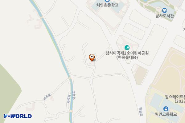 남곡교회 개방화장실 위치 지도 — 경기도 용인시 처인구 남사읍 아곡로42번길 25, 남곡교회