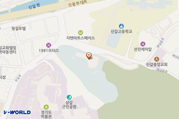 백남준아트센터 개방화장실 위치 지도 — 경기도 용인시 기흥구 백남준로 10