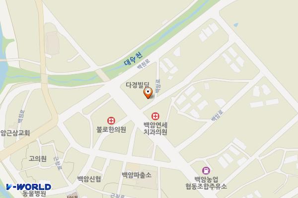 백암버스정류장 공중화장실 위치 지도 — 경기도 용인시 처인구 백암면 백암로 212-3