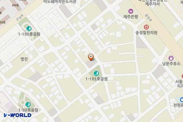 이도이동 2003-7 위치 지도 — 제주특별자치도 제주시 이도이동 2003-7
