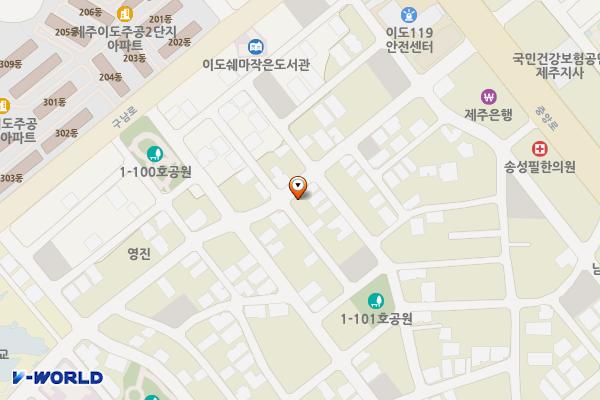 이도이동 2003-13 위치 지도 — 제주특별자치도 제주시 이도이동 2003-13