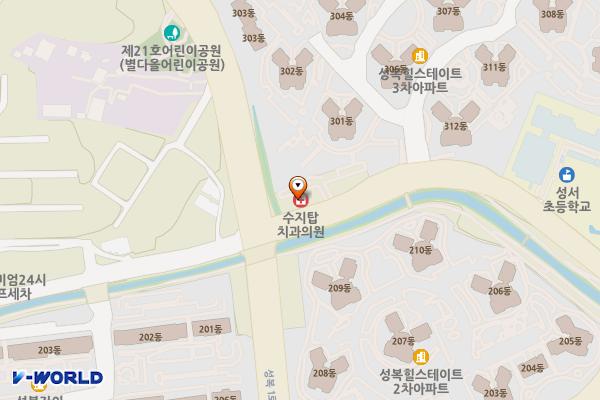 성복빌딩 개방화장실 위치 지도 — 경기도 용인시 수지구 성복2로 230 (성복동)