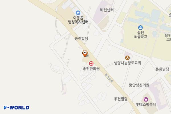 용인동부경찰서 이동파출소 개방화장실 위치 지도 — 경기도 용인시 처인구 이동읍 경기동로 688, 이동파출소