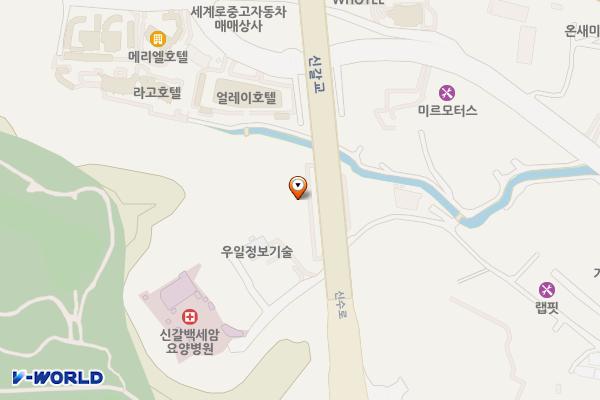 신갈고가하부 족구장 공중화장실 위치 지도 — 경기도 용인시 기흥구 신정로191번길 31 (신갈동)