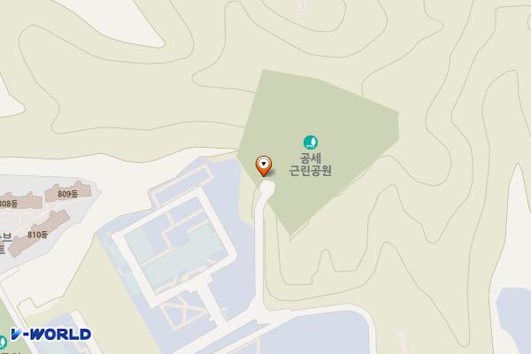 공세근린공원 공중화장실 위치 지도 — 경기도 용인시 기흥구 탑실로35번길 75 (공세동)