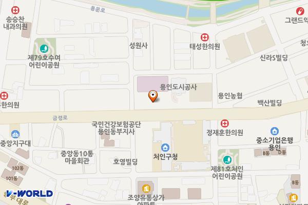 용인유메이드 개방화장실 위치 지도 — 경기도 용인시 처인구 금령로 43 (김량장동)