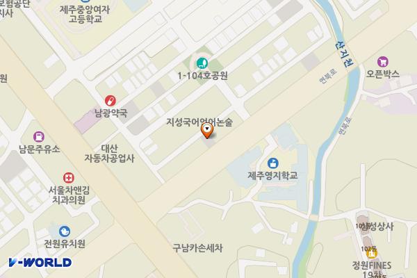 이도이동 1986-17 위치 지도 — 제주특별자치도 제주시 이도이동 1986-17
